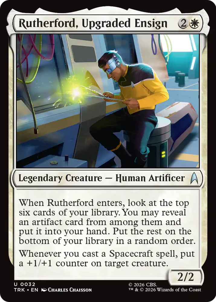 Rutherford, Upgraded Ensign [Star Trek]