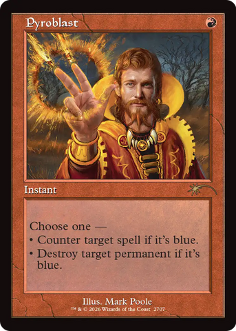 Pyroblast (Retro Frame) [Secret Lair Drop Series]