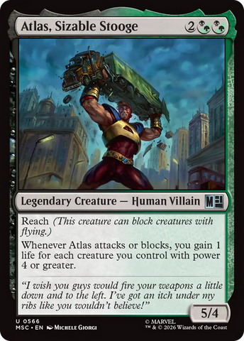 Atlas, Sizable Stooge [Marvel Super Heroes]