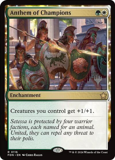 Anthem of Champions (Promo Pack) [Foundations Promos]