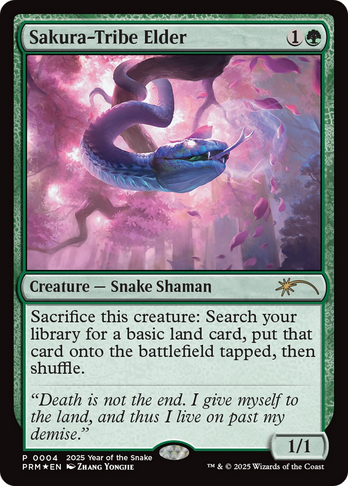 Sakura-Tribe Elder (Year of the Snake 2025) [Standard Showdown Promos]