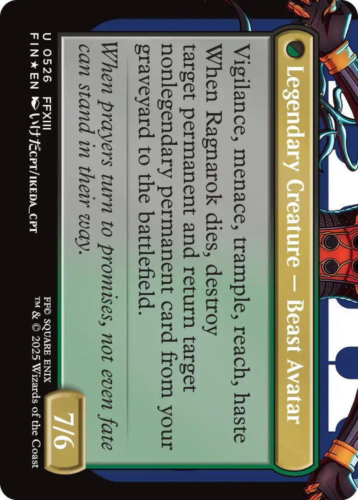 Fang, Fearless l'Cie (Borderless) (Surge Foil) [FINAL FANTASY]