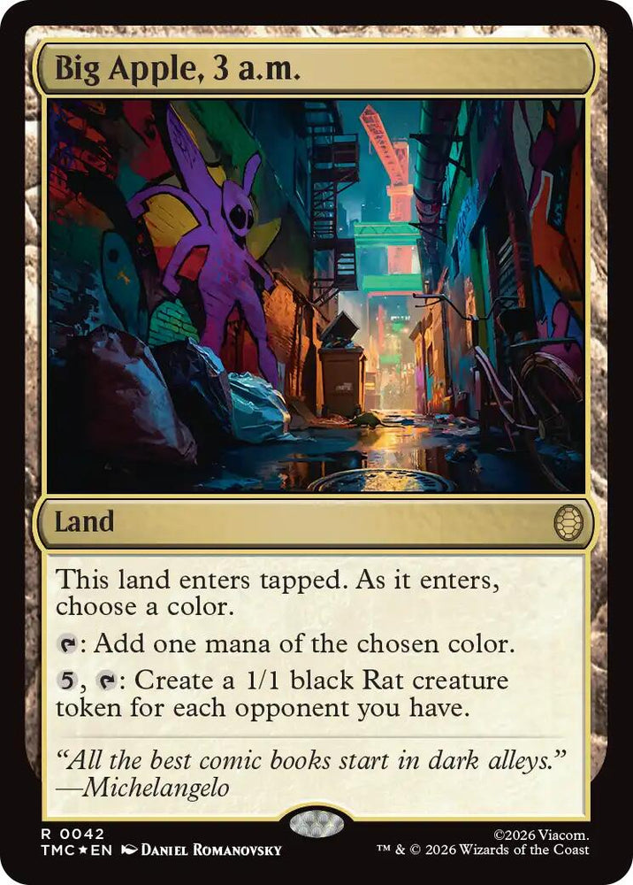 Big Apple, 3 a.m. (Surge Foil) [Teenage Mutant Ninja Turtles Commander]