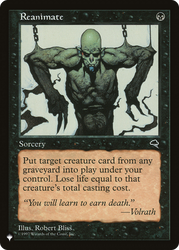 Reanimate [The List Reprints]