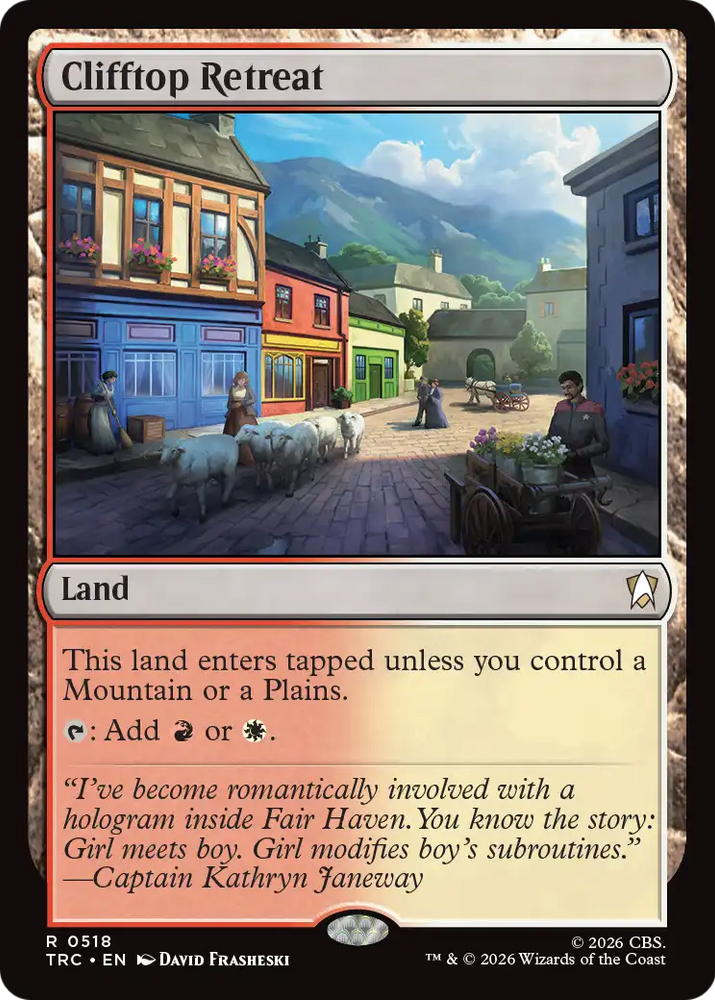 Clifftop Retreat (Surge Foil) [Star Trek Commander]