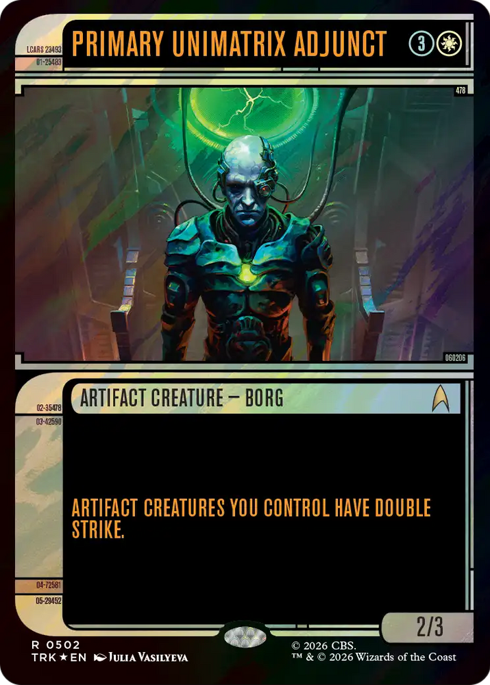 Primary Unimatrix Adjunct (Showcase) (Surge Foil) [Star Trek]