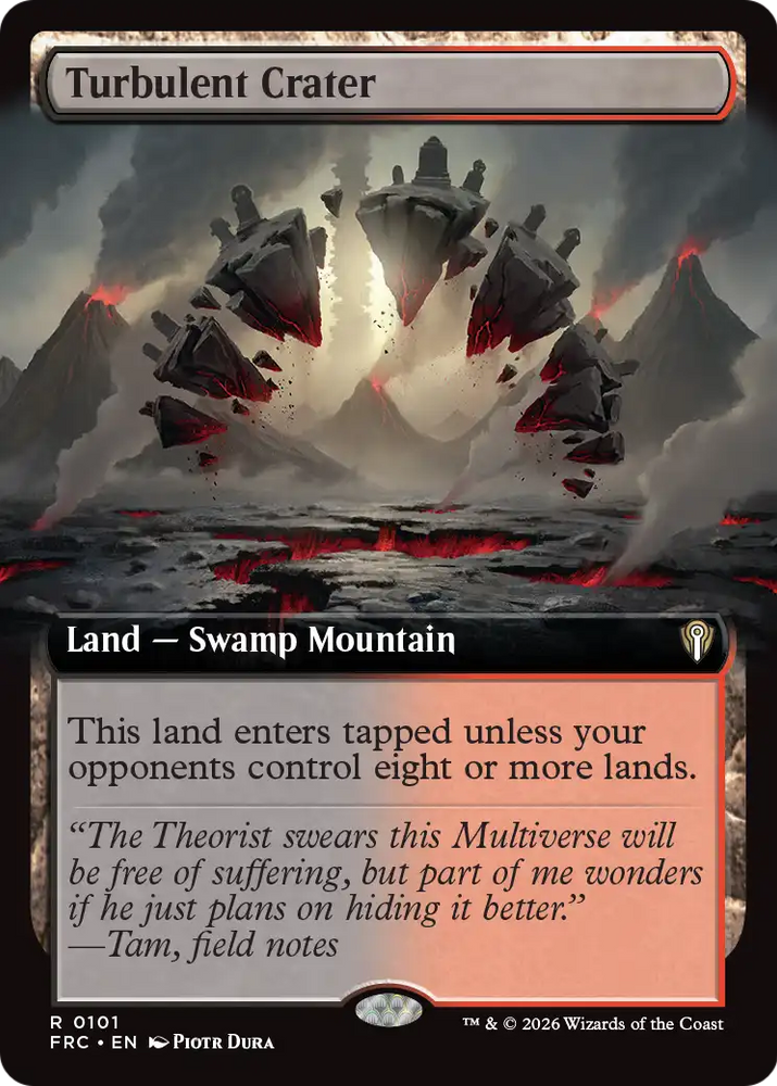 Turbulent Crater (Extended Art) [Reality Fracture Commander]