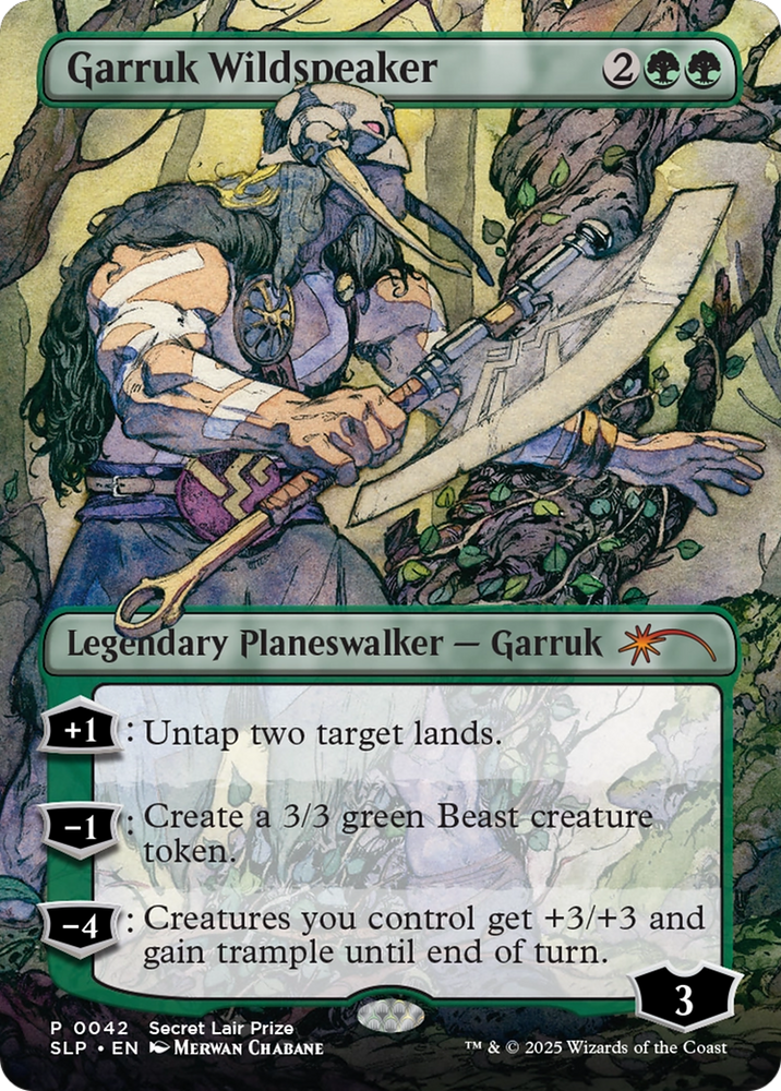 Garruk Wildspeaker [Secret Lair Showdown]