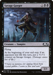 Savage Gorger [The List Reprints]