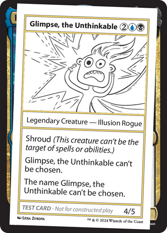 Glimpse, the Unthinkable [Mystery Booster 2 Playtest Cards]