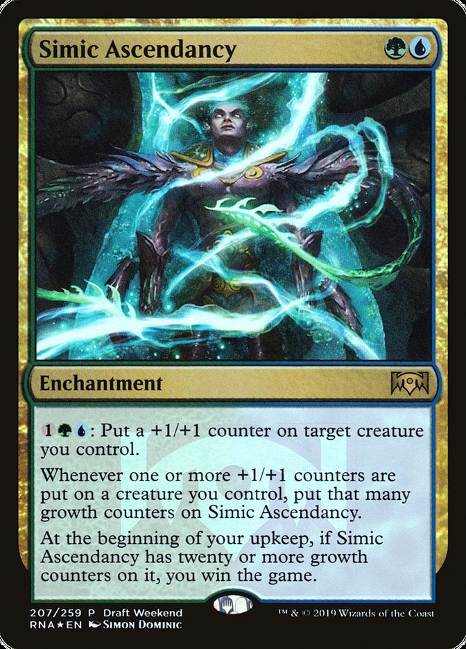 Simic Ascendancy (Draft Weekend) [Ravnica Allegiance Promos]