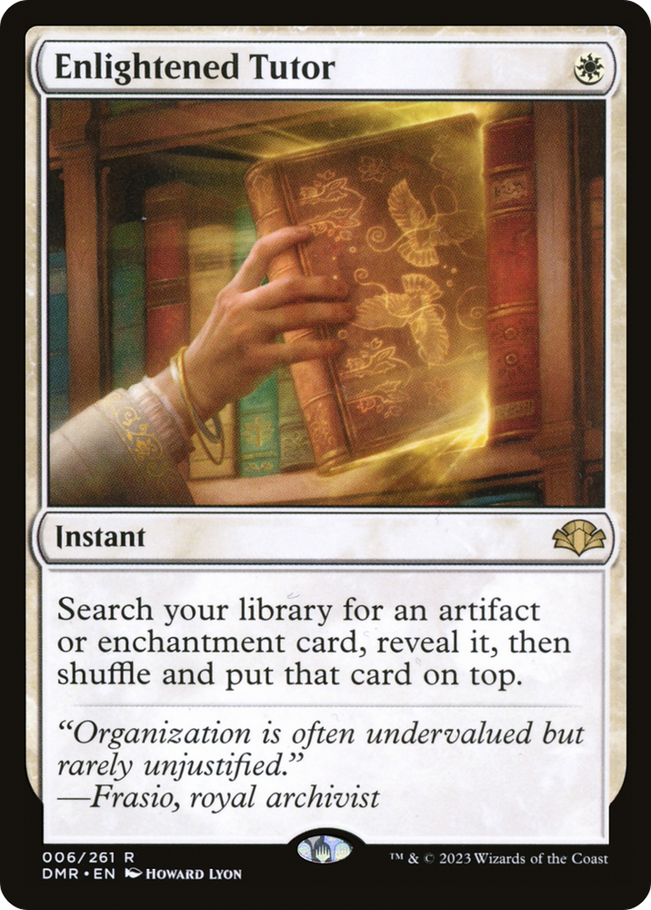 Enlightened Tutor [Dominaria Remastered]