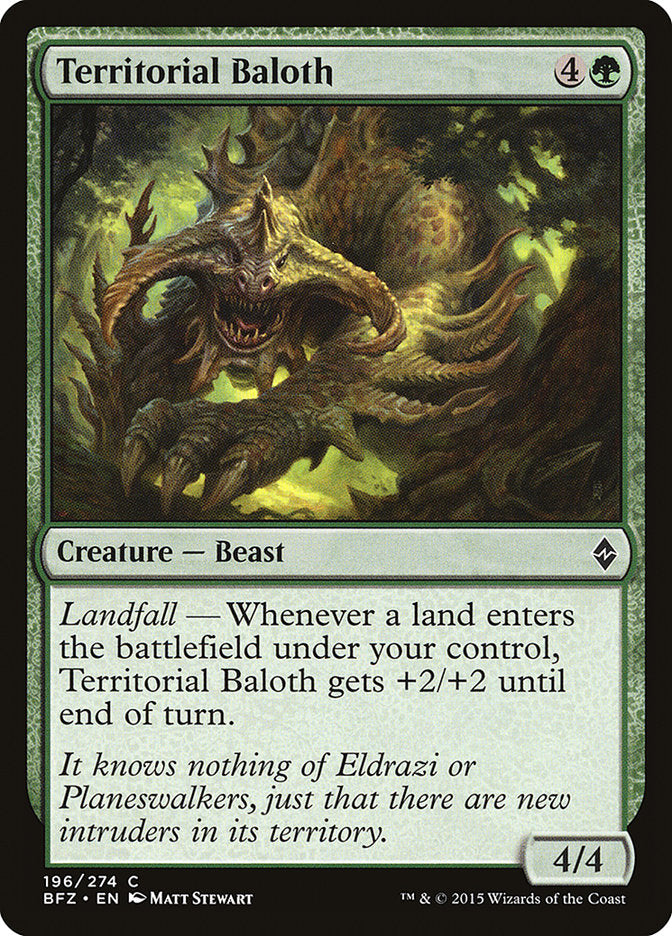 Territorial Baloth [Battle for Zendikar]