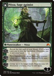 Nissa, Vastwood Seer // Nissa, Sage Animist [Magic Origins]